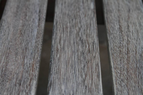 GW19470 - Grey Wash Eucalyptus End Table - Close up of grey wash