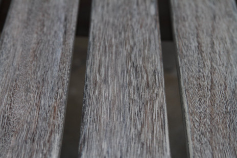 GW42445 - Grey Wash Dining Table - eucalyptus close up