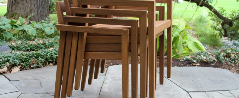 20433 – Eucalyptus Stacking Dining Chair, 4 pk