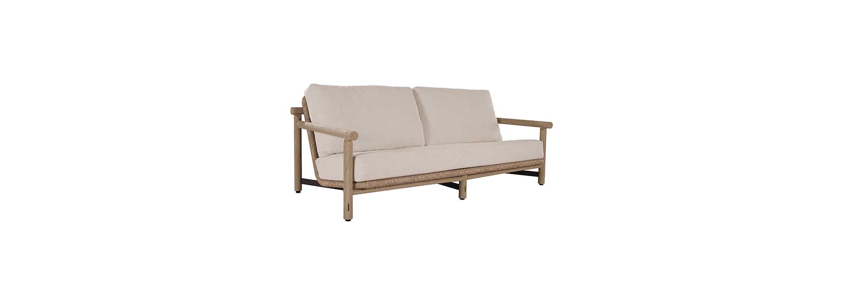 Driftmoor Teak Sofa w Acrylic Fabric