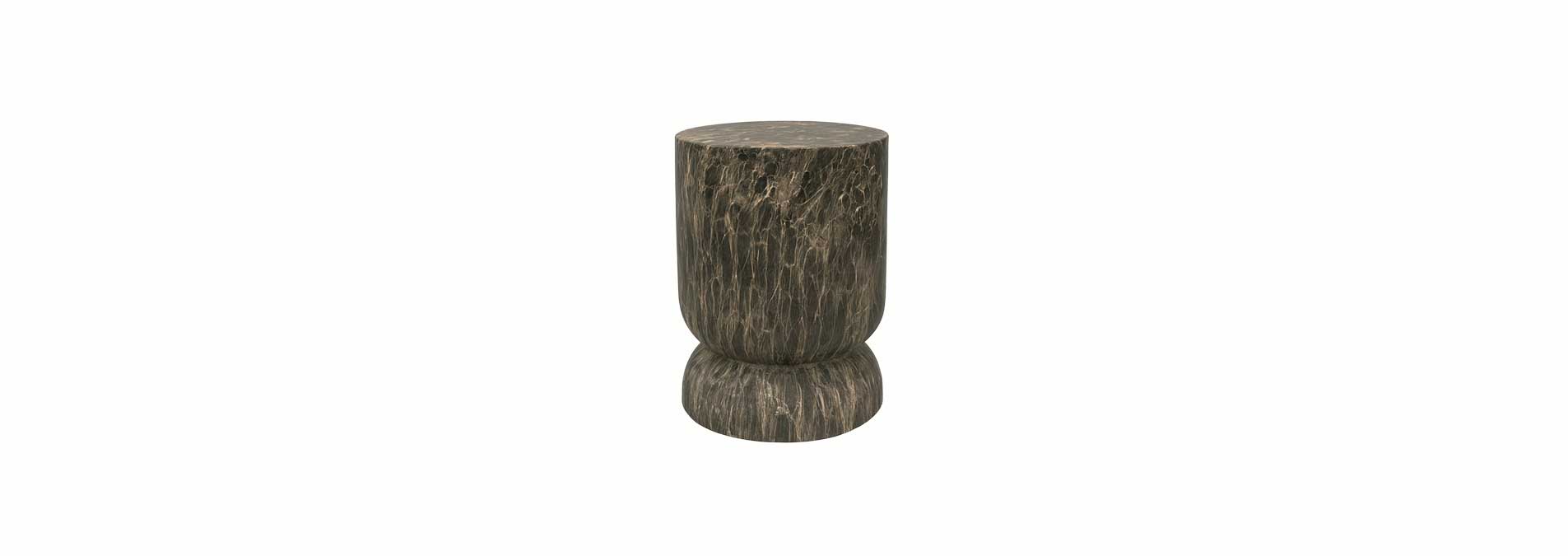 Round Granite Accent Table
