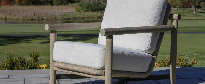 TNA7740 – Driftmoor Teak Armchair w Acrylic Fabric