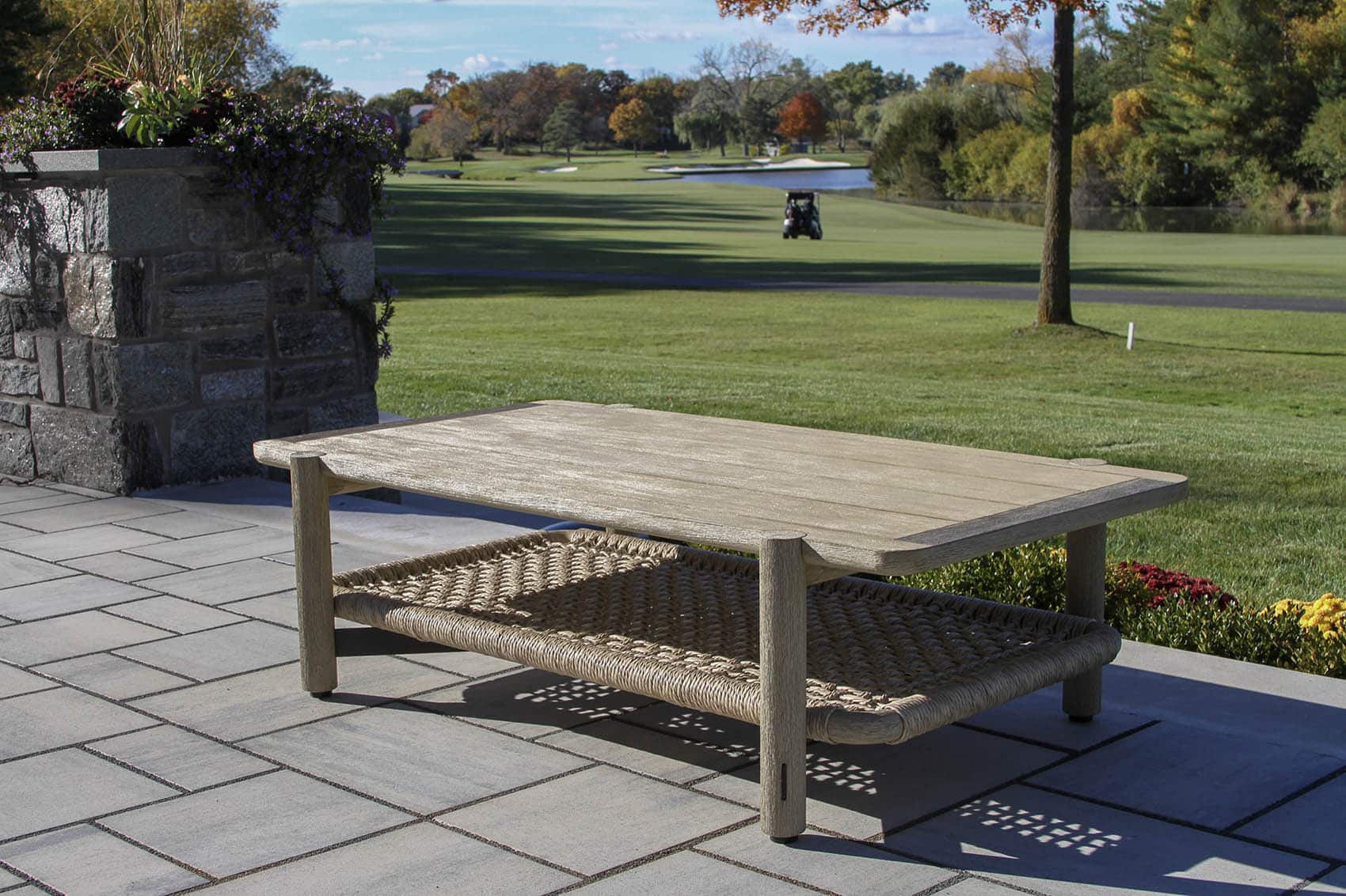 TNA7755 - Driftmoor Teak Coffee Table, 57″ x 32″